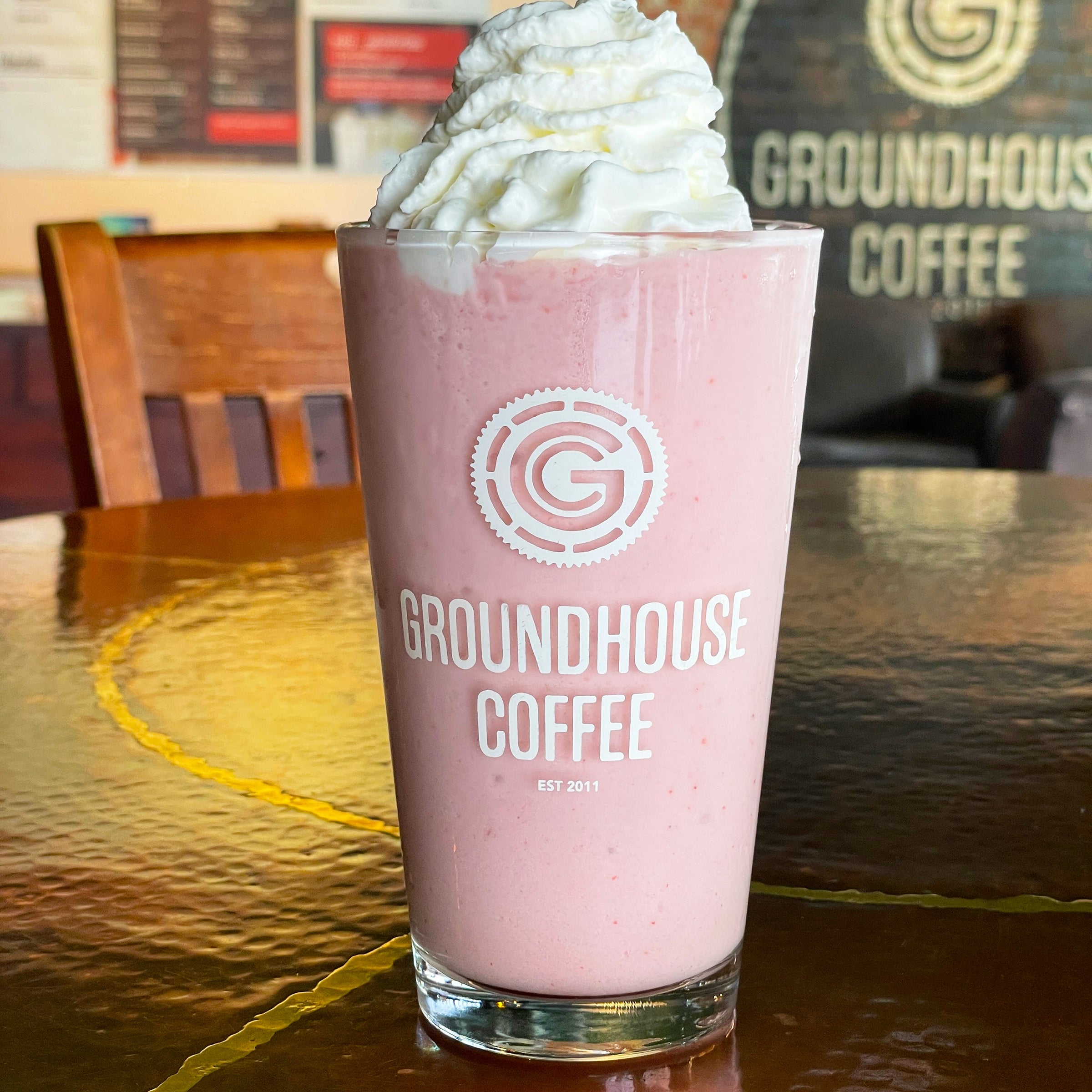 Strawberries n' Cream Blender Groundhouse Coffee